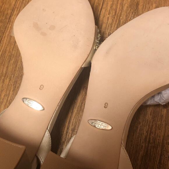 Badgley Mischka Ivanna Embellished Evening Shoe Heels Size 6 - Picture 14 of 16